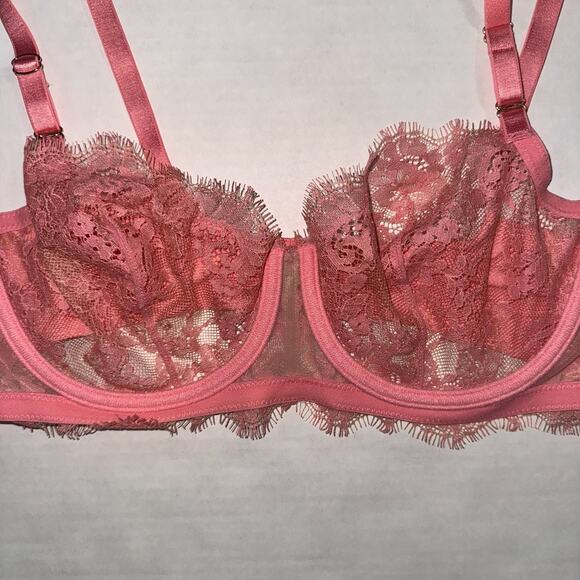 Skarlett Blue Women 38C Bra Intimates Feminine Entice Underwire Balconette - Picture 3 of 9